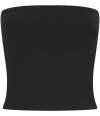 SK115 SF Clothing Ladies Bandeau Top Black colour image